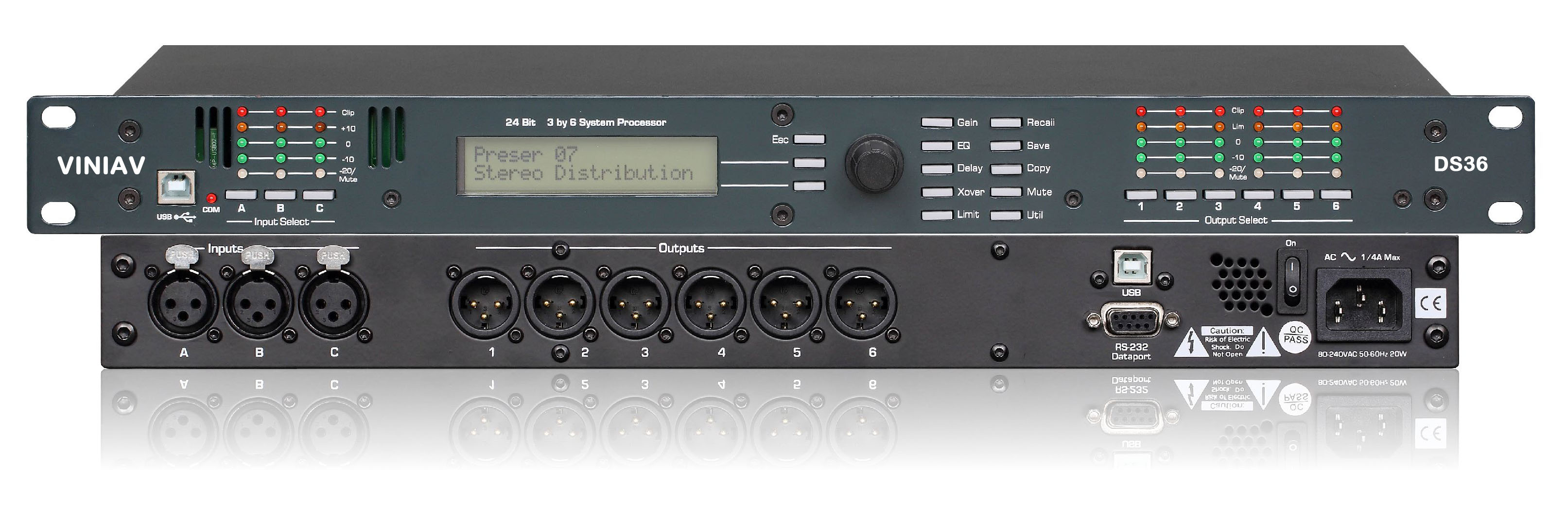 VINBIAV DS36數字式分頻器/系統處理器 VINBIAV DS36數字式分頻器/系統處理器